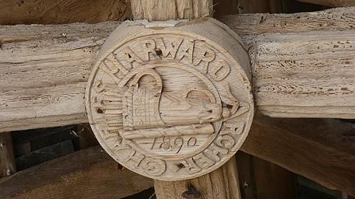 Photo Gallery Image - Carvings in the entrance porch, St Martin's Church, Lewannick